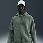 Nike Solo Swoosh Men's Full-Zip Fleece Hoodie. Nike.com